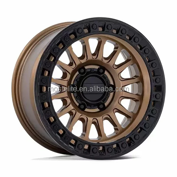 

OEM ODM Custom Low Pressure Casting 17 Inch Off Road Wheels 6x139.7 Aluminum Alloy Wheels for Leopard 5 Tank 300 500 Bronco