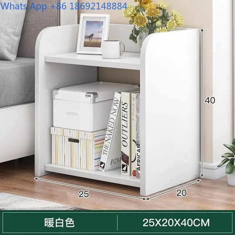 Cute Home Bedroom Storage Bedside Table Simple Modern New Light Luxury Bedside Shelf