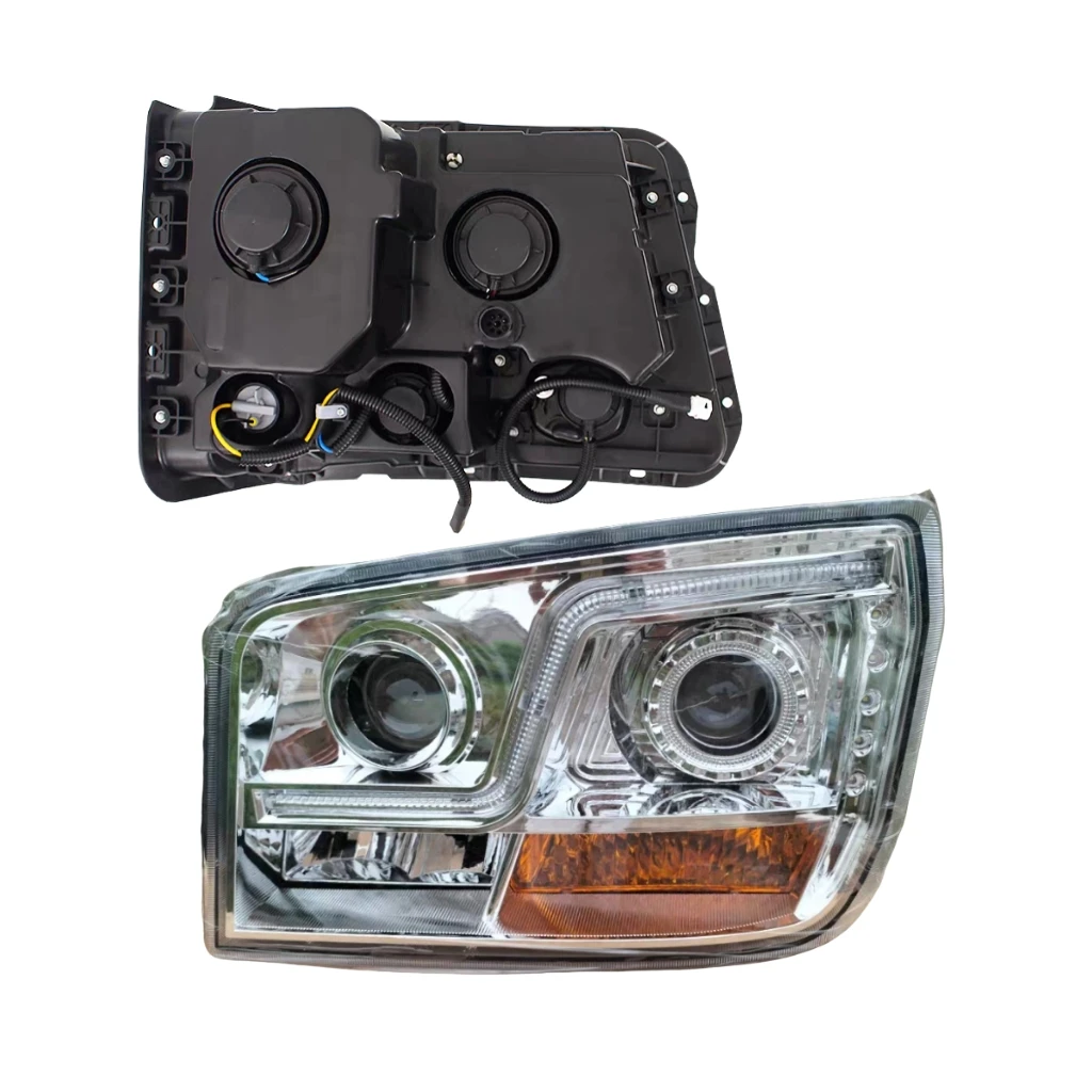 LED Combination Headlights & Fog Lights For Shacman F2000/F3000/H3000/X5000 Heavy Truck Light Systems