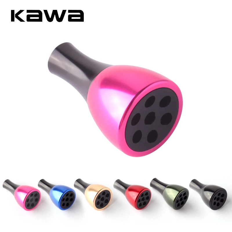 Kawa Perilla de manivela aluminio ligero ergonómica para carrete pesca