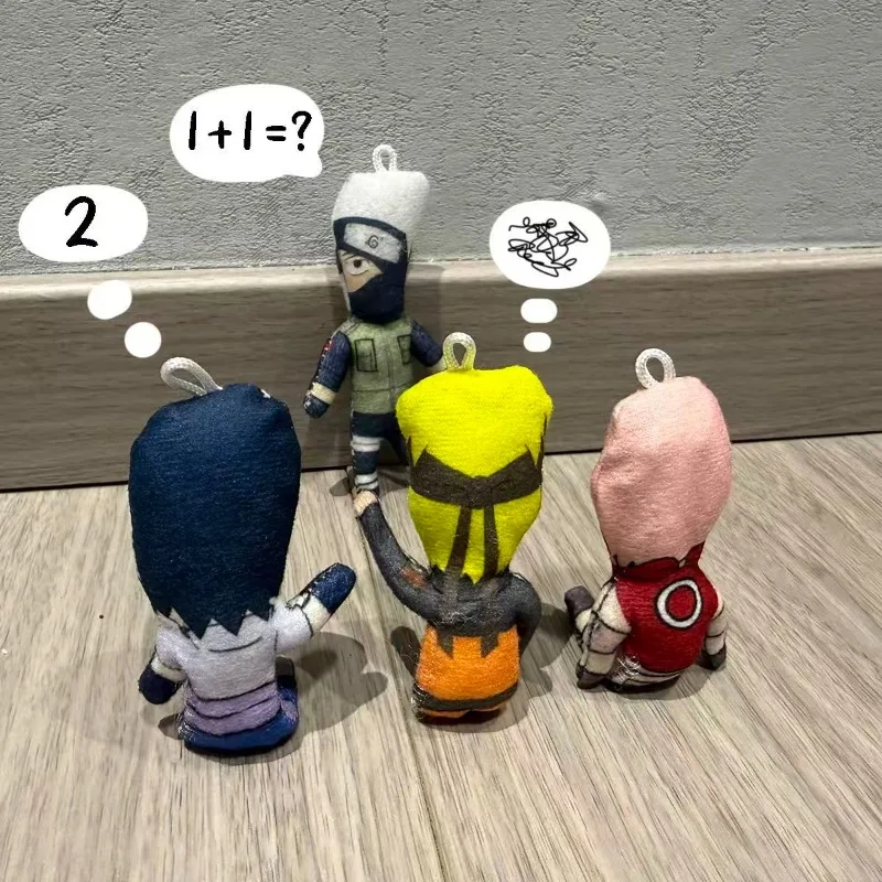 Naruto Mini Abstract Twisted Toy Pendant Funny Naruto Uzumaki DIY Figure Puppet Itachi Uchiha Plush Doll Kakashi Hatake Q Toy - view 4
