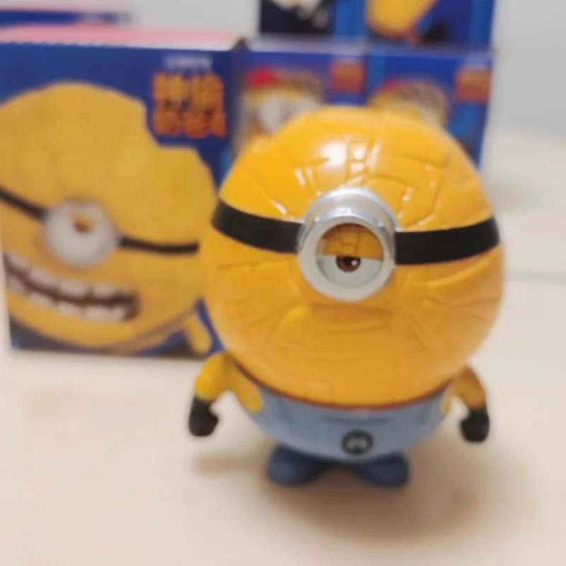 Minion Anime Peripheriegeräte Niedliche Action Anime PVC Figur Modell Kawaii Sammlerpuppen Raumdekoration Spielzeug Kinder Geburtstagsgeschenke