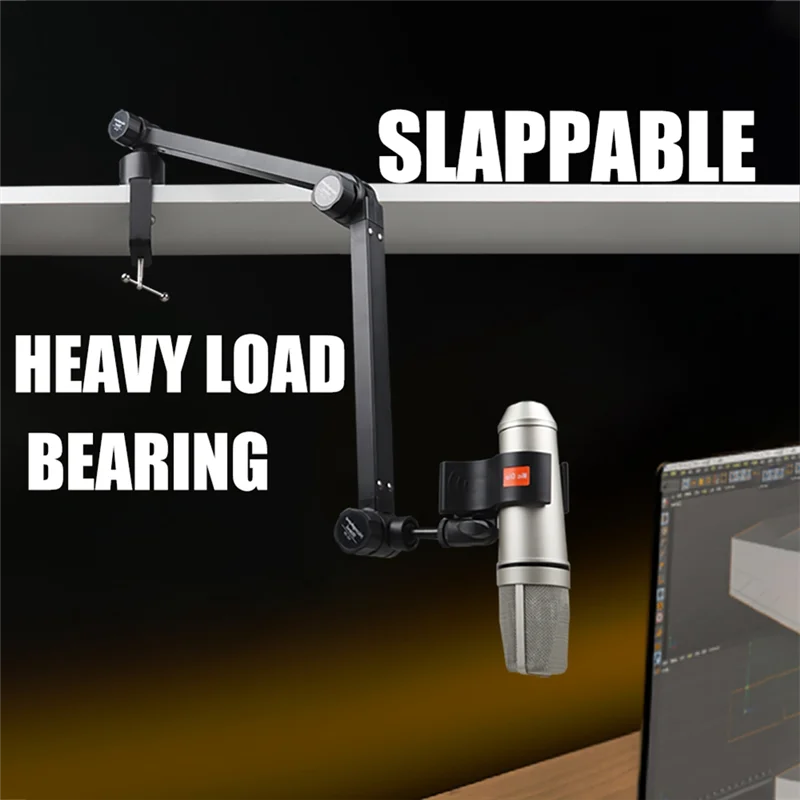 

【Top Picks】Suspension Boom Scissor Arm Foldable Recording Microphone Holder Scissor Arm Stand