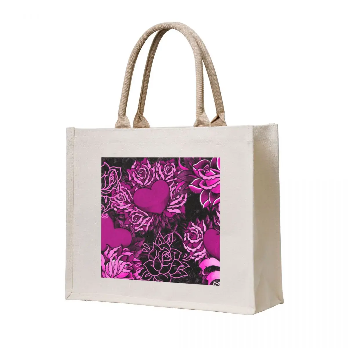 

Hearts & Rose Tattoos Tote Bag Shopper bag Lady bags canvas tote