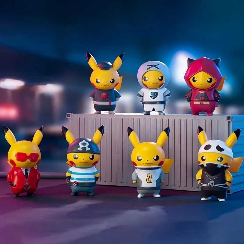 

Hot Selling Genuine Pkm Prank Costume Villain Series Surprise Blind Box High-Quality Desktop Decoration Collection Toys Gifts