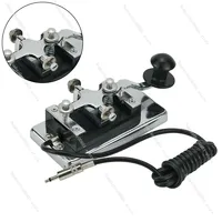 1Pcs K4 Manual Telegraph Key Morse Shortwave Radio Telegraph Key Replacement For Shortwave CW Radio Communications Accessories