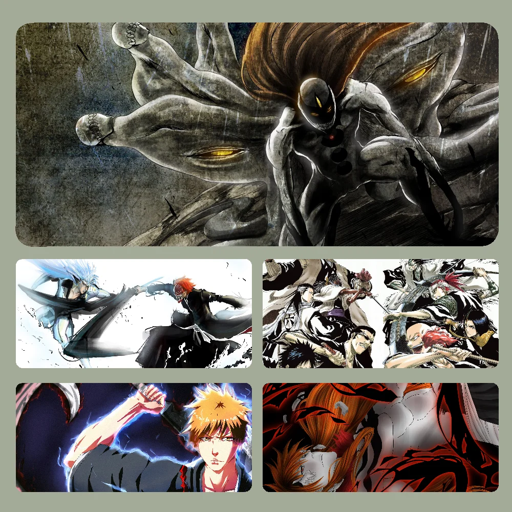 

K-KurosakiIchigo Mousepad Large Computer Gaming Accessories MousePads Desk Mats Anti-slip Laptop Soft Mouse Pad