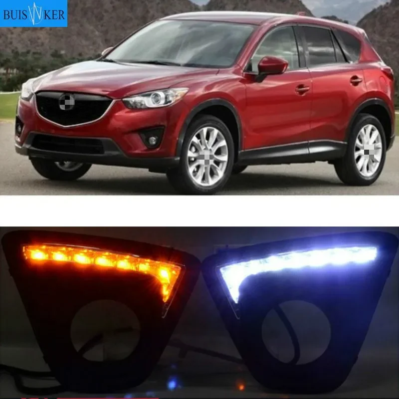 

LED DRL Daytime Running Light Fog Lamp 12V Car Running Lights for Mazda CX5 CX-5 2012-2016