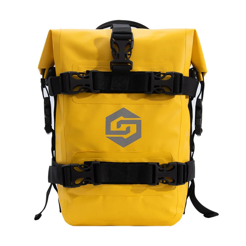 

Motorcycle Waterproof Quick Release Crash Bar Bag Multi-Functional Moto Touring Side Rear Storage