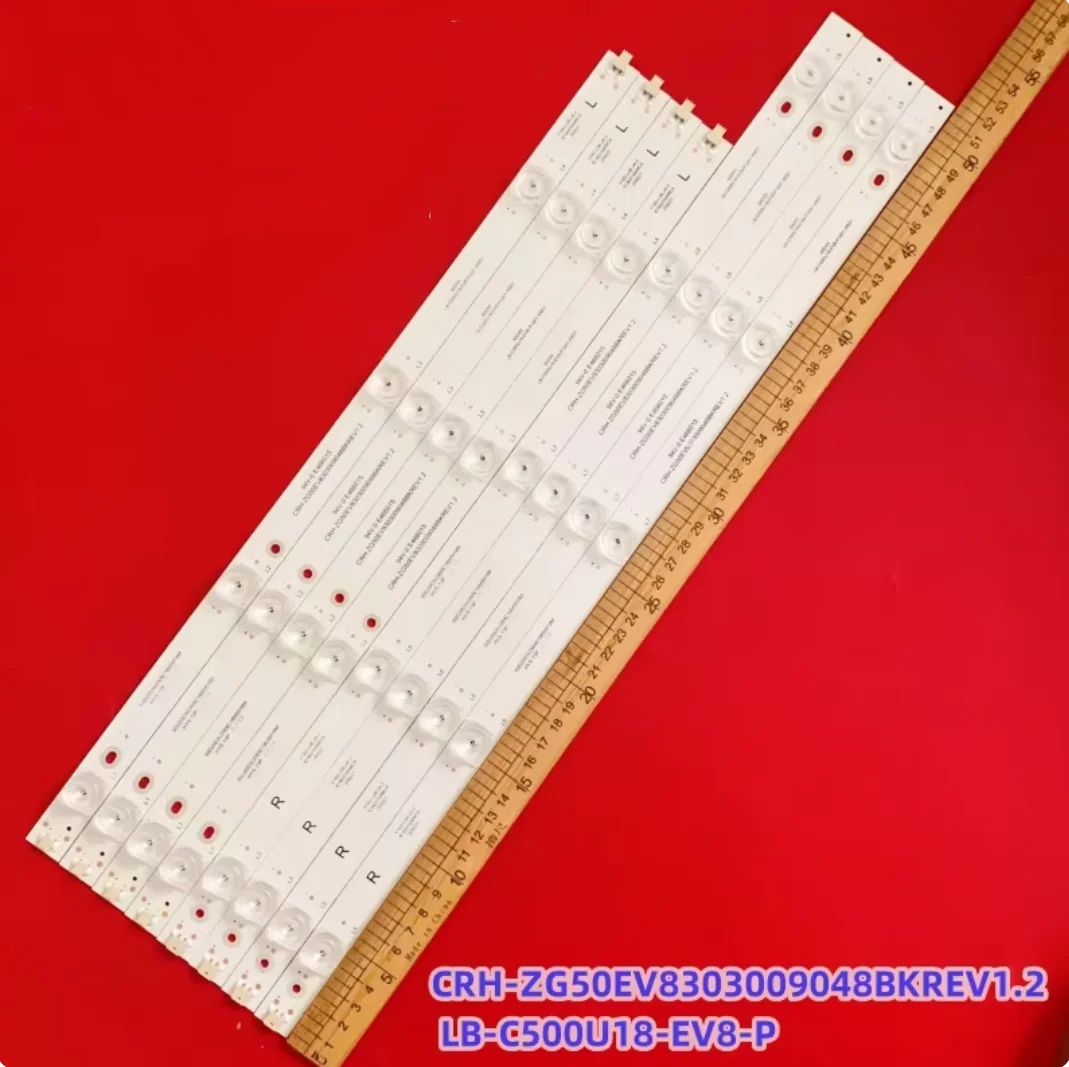 Светодиодная лента подсветки для CRH-ZG50EV8303009048BKREV1.2 LB-C500U18-EV8-P PPTV 50DX5