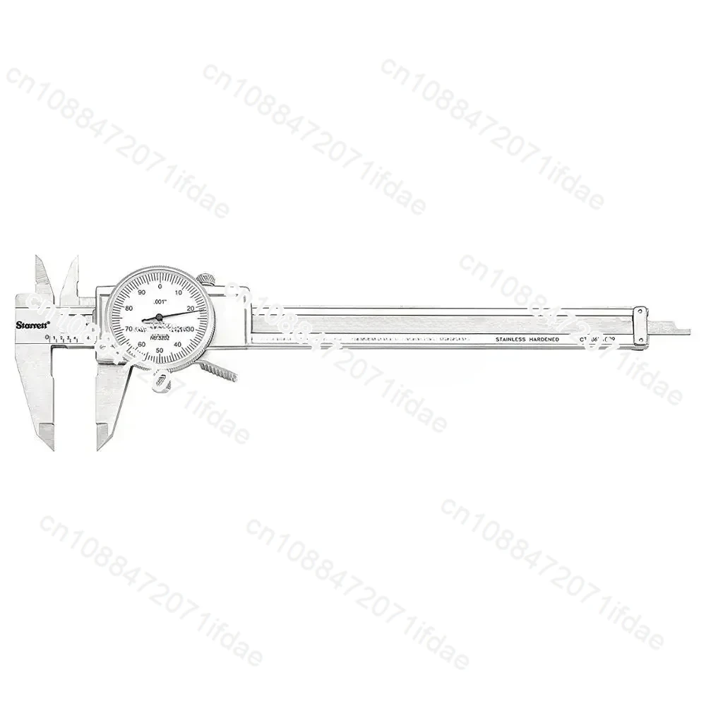 Starrett Dial Caliper Measuring Tool 3202-6/8/12, Hardened Stainless Steel Metal, 6 Inch 8inch 12inch Range, 0.001"