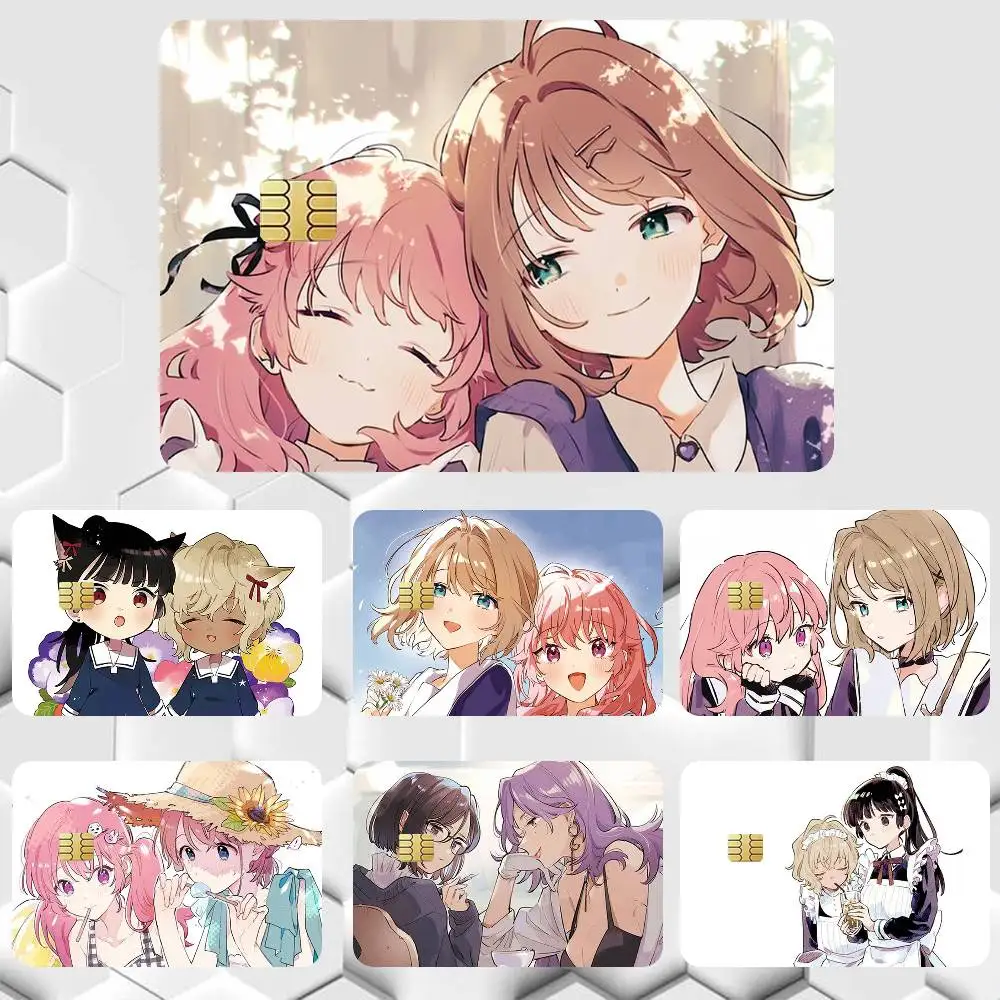 My Wish Is to Fall in Love Until You Die Manga  Sticker Film Tape Skin for Credit Card Debit Card Cartoon Waterproof Stickers