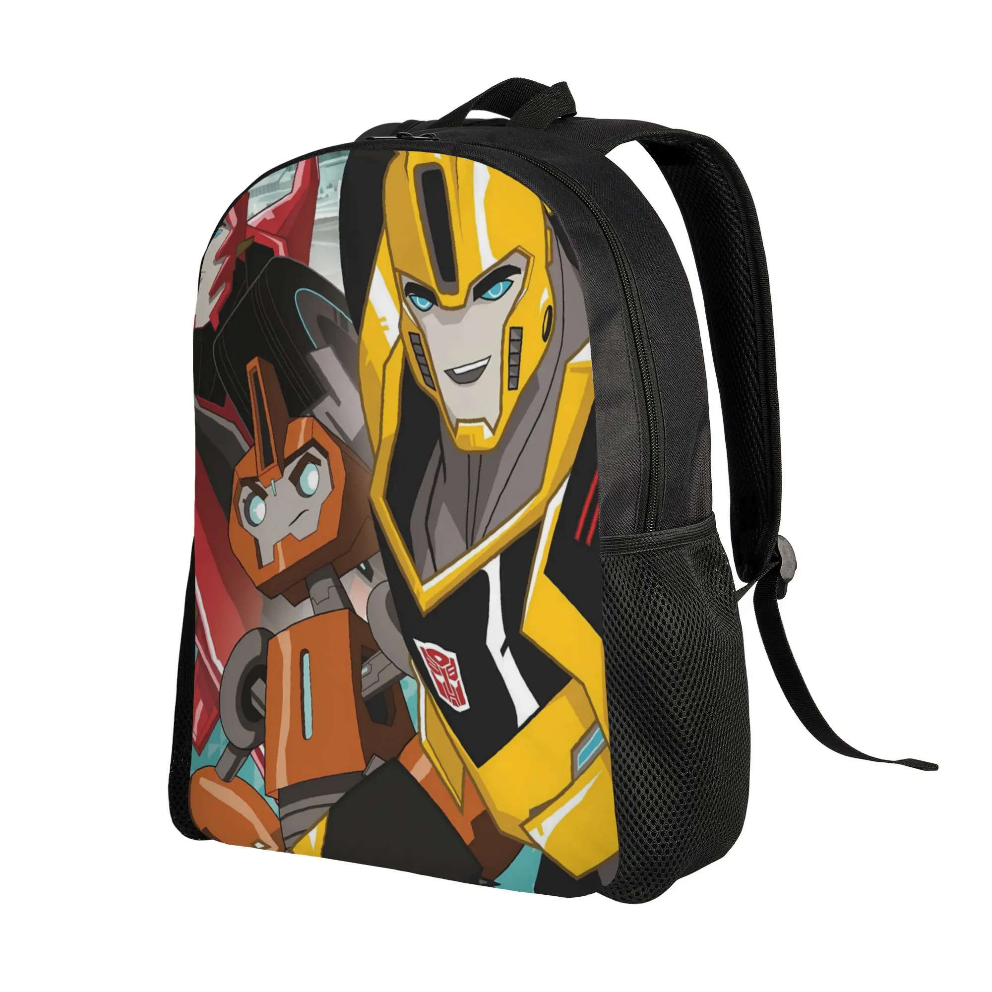 Transformered Cartoon Backpack Boy Girl 3d Printing Lightweight Backpacks Polyester Kawaii School Bags Hiking Design Rucksack