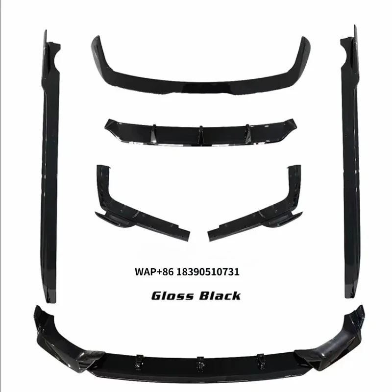 

X7 G07 Body Kits Gloss Black Front Lip Rear Diffuser Side Skirts and Spoiler for X7 G07 Aero Kits