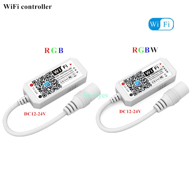 Magic Home WiFi Wireless Remote Controller Dimmer DC12V 24V Single color RGB  RGBW Remote Alex Tuya Control For LED Strip