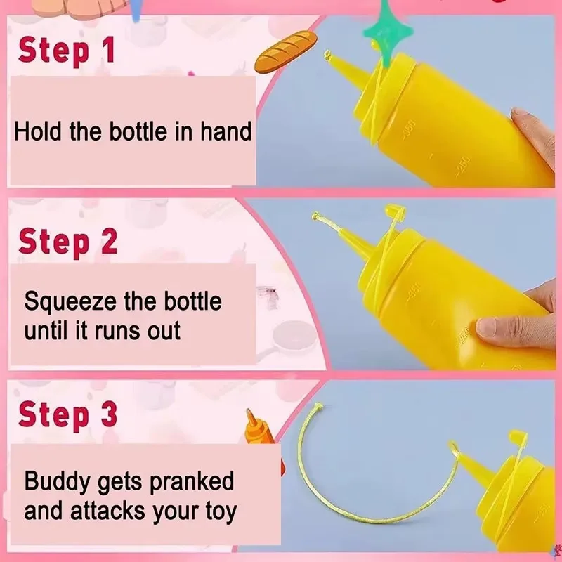 بخ الكاتشب الخردل الخدع السحرية كذبة يوم المزحة اللعب نكتة ماجيا ملحق عن قرب أوهام الشارع الحيل Mentalism الدعائم