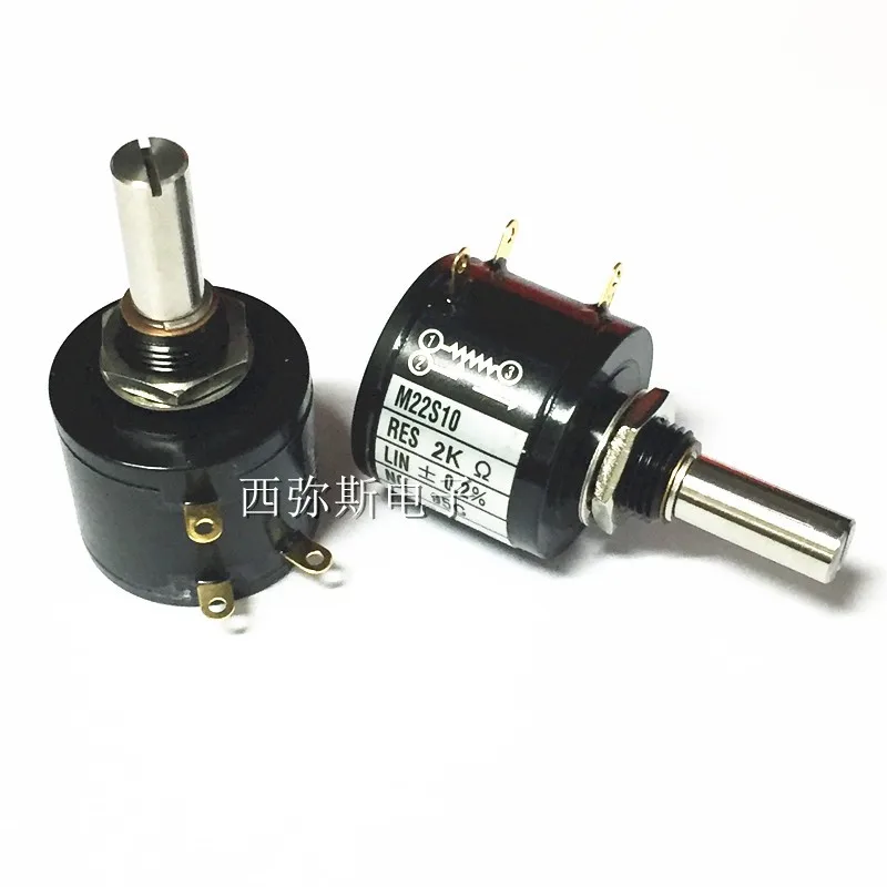 

1pcs New original M22S10 1K 2K 5K 10K 10-coil wound potentiometer