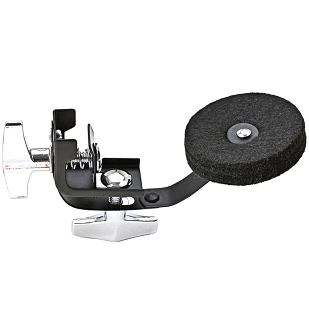

Drum Metal Mute Tone Control Accessories Percussion Damper Black with Knob
