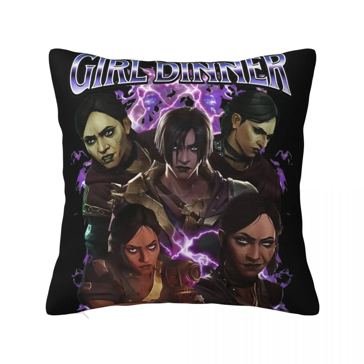 Sevika Arcane Movie Character Pillowcase Soft Cushion Cover Decoration L-Leagues of Legend Game Pillow Case Cover Home Square