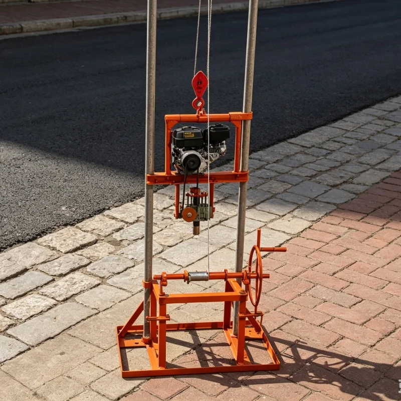 Customized Gantry Type 100m Water Well Drilling Rig, Small Drilling Equipment, Water Intake Drilling Machinery