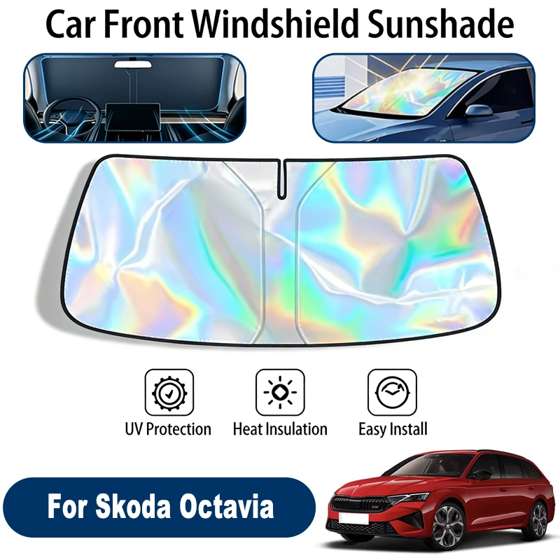 

Car Windshield Sun Shade UV Reflective Sun Visor Protection Cover For Skoda Octavia 1Z 5E NX3 2004-2026