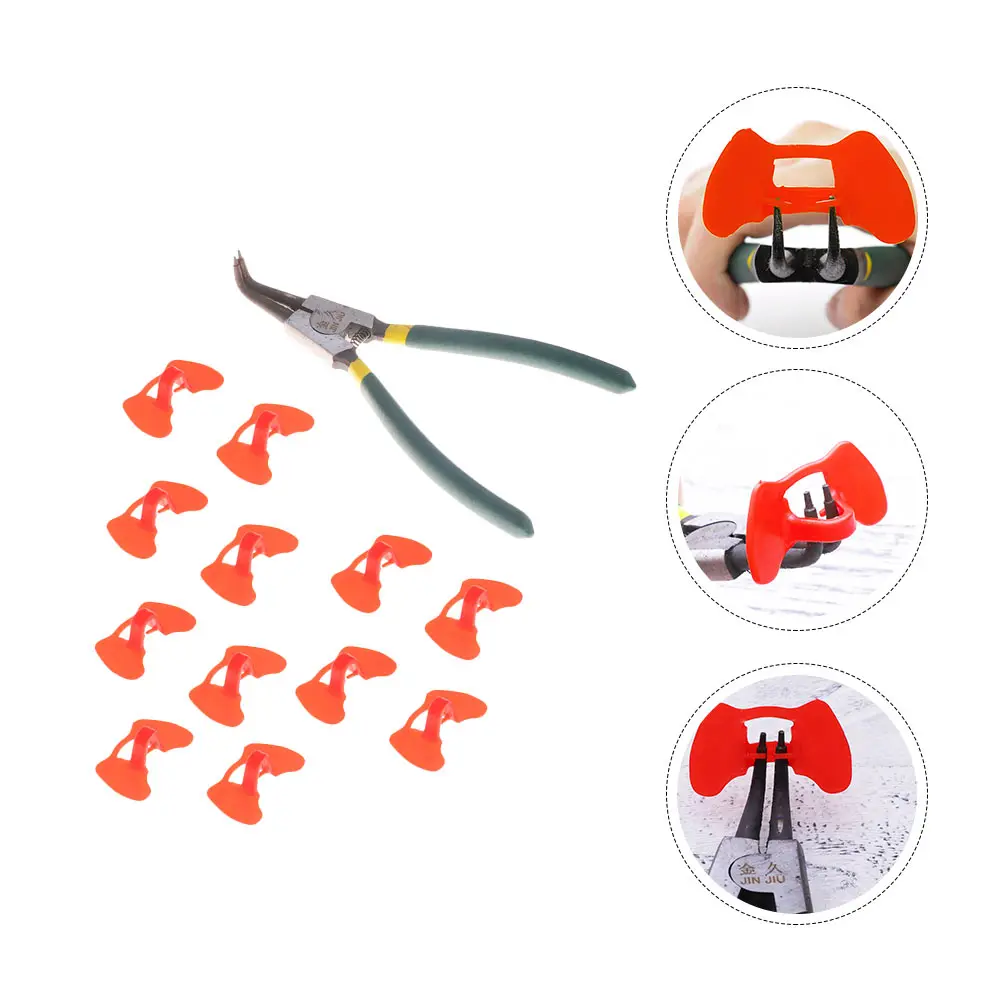 

Chicken Glasses Set Anti Pecking Supplies for Hens Pheasants Caged Chickens Prevent Toe Egg Pecking Pliers
