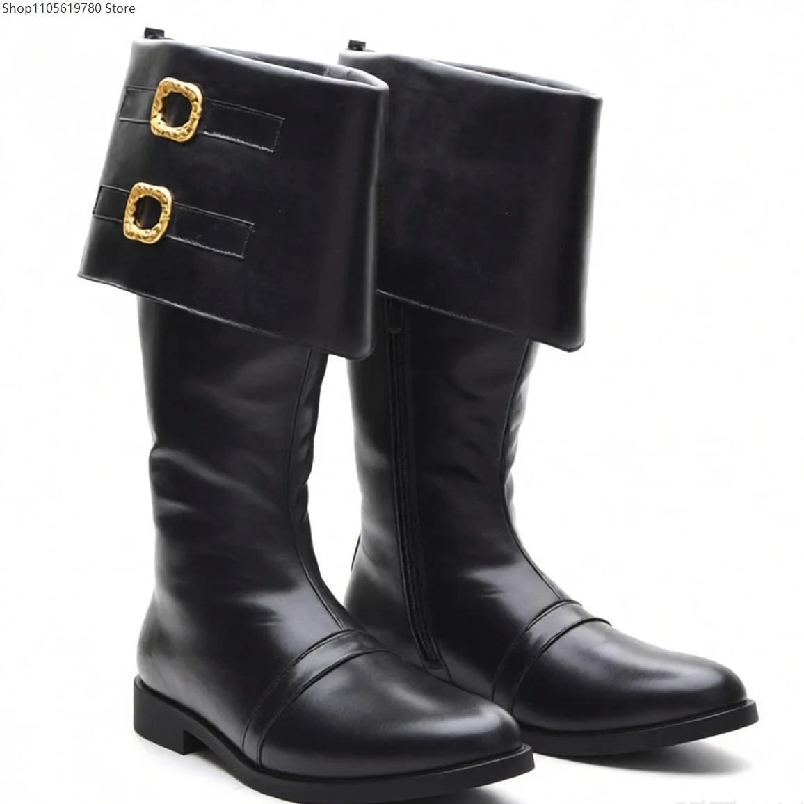メンズ中世コスプレ用靴、無地のオーバーニーナイトブーツ、冬用 - Knee Guard Hard のレビューと価格