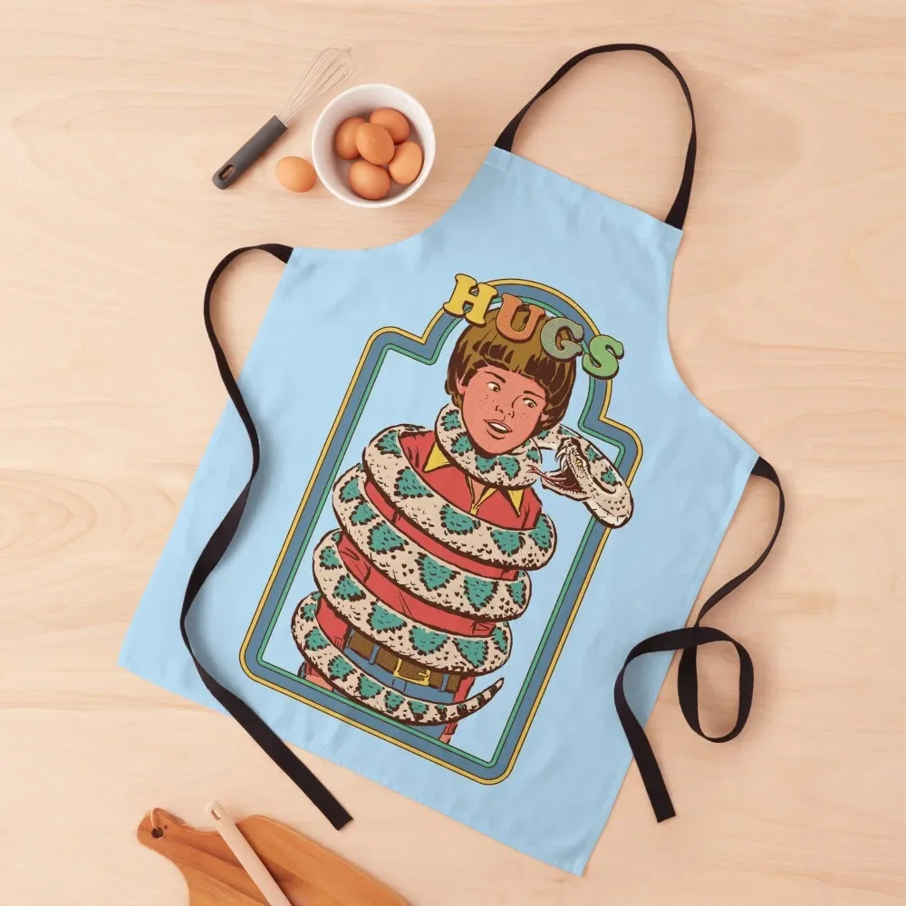Фартук Hugsss для женщин, рабочая одежда для учителей, для уборки, фартук для кухни на Рождество