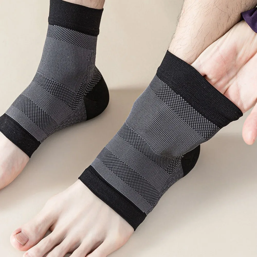 Protección de tobillo deportiva de compresión, protección de articulación antiesguince, Protector de tobillo, soporte de absorción de sudor, soporte de tobillo