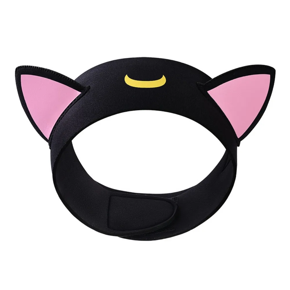 

Neoprene Diving Headband Clear Vision Wetsuit Hood Outdoor Diving Hat Cute Professional Cat Ears Swimming Headband Water Sports