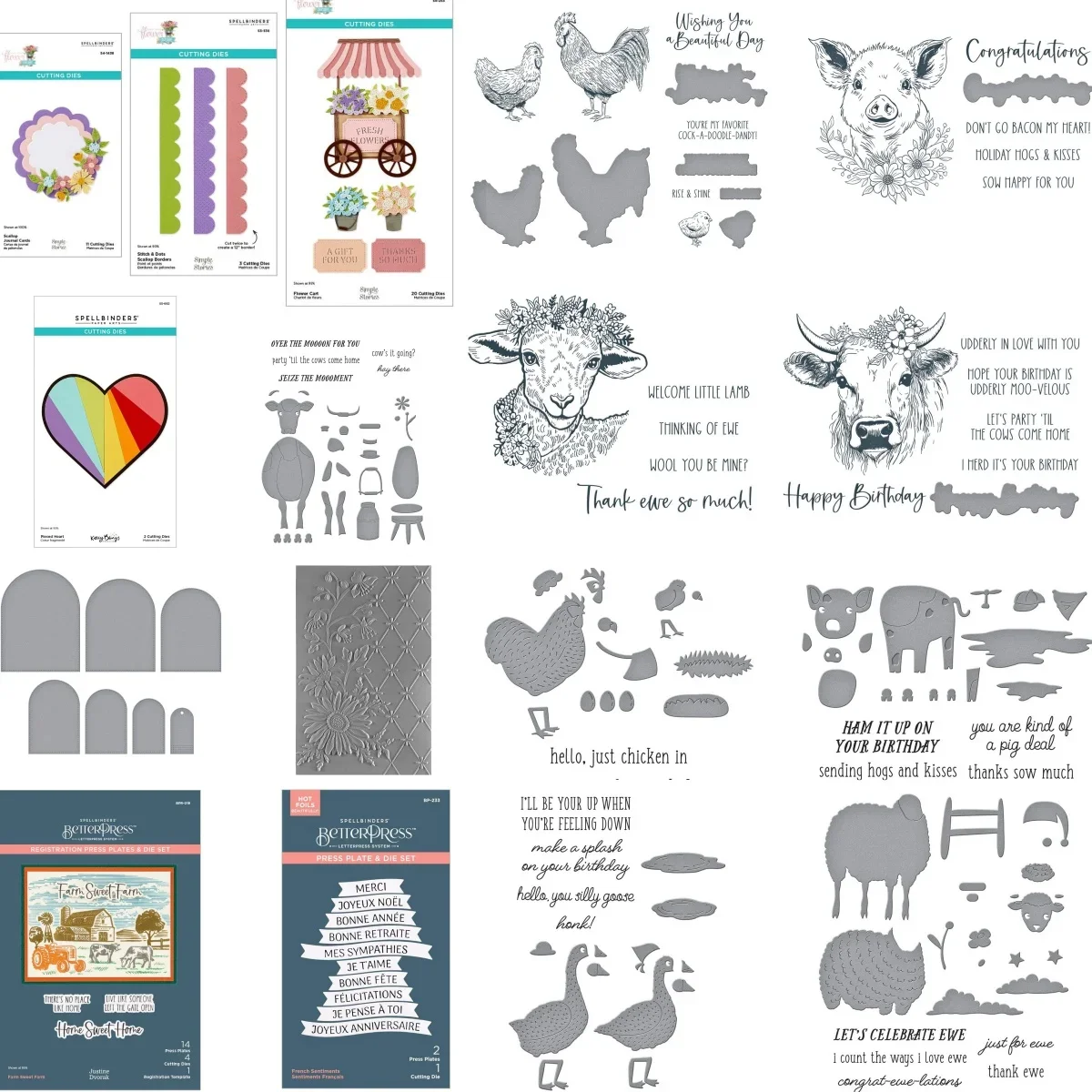 

Animal Friends Frame Stamps Cutting Die Press Plate New Feathered for DIY Making Card Scrapbooking 2025 Spring Valentine