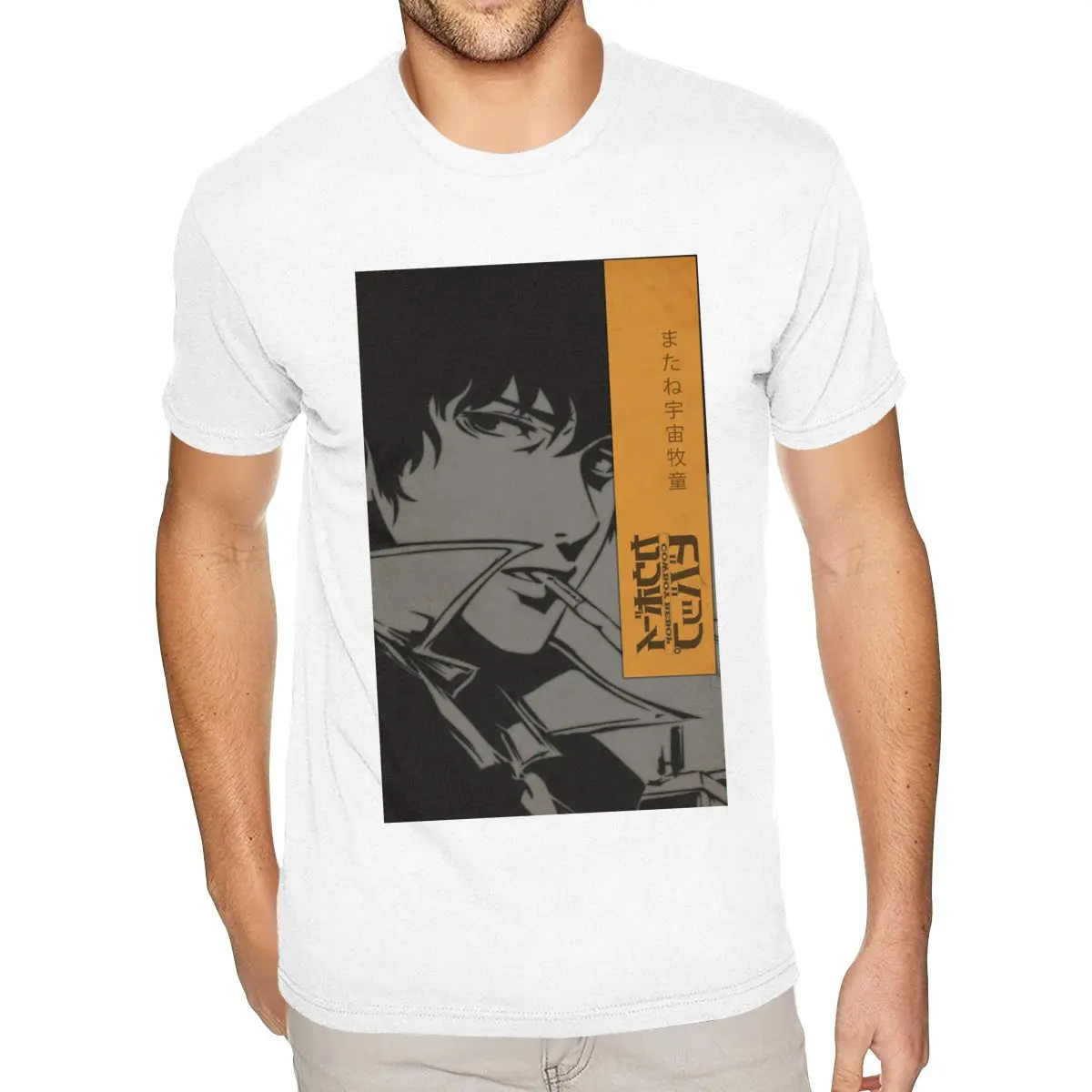 قميص كاوبوي بيبوب سبايك بأكمام قصيرة ورقبة دائرية من القطن مسبقًا، قمصان مريحة له ولها