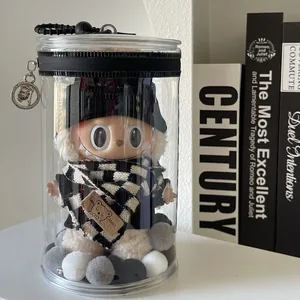 Labubu Coca Cola سلسلة فساتين جميلة وملابس أزياء واقي درع شفاف Labubu حقيبة تخزين شفافة أفضل 10 مبيعات لمحفظة كوكا - رقم 7