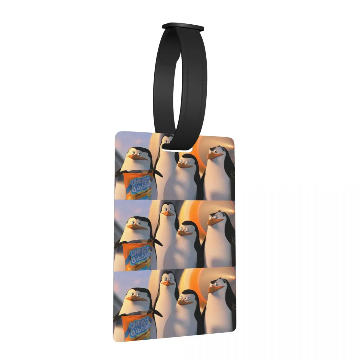 

Поза Пингвины Мадагаскара Багажные бирки Аксессуары для чемодана Дорожный багаж Посадка Держатель этикетки ID Имя Адрес