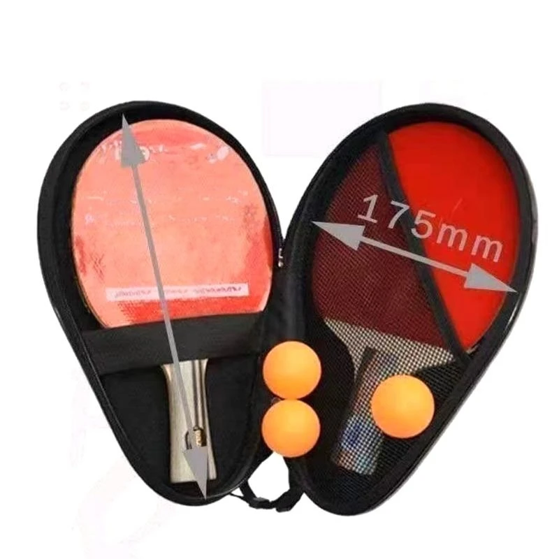 

Hard Table Tennis Rackets Storage Bag Zippers Handbag Table Tennis Accessory