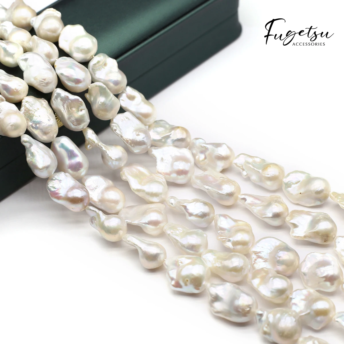 1string Baroque Natural Freshwater Pearl Beads High Quality Charms for DIY Women Men Necklace Jewelry Making Accessories