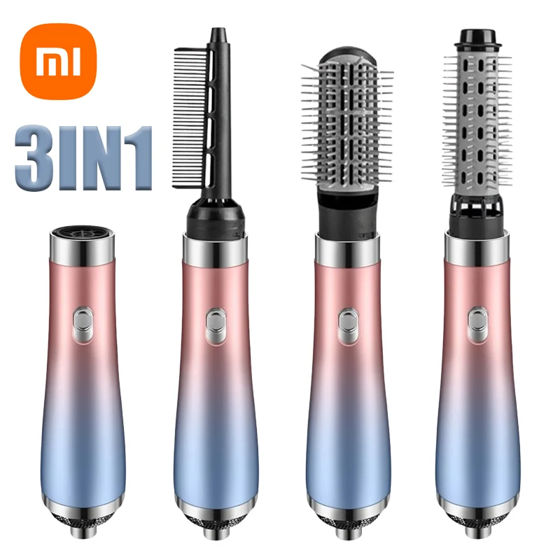 Xiaomi-secador de pelo 3 en 1, herramienta de estilismo, secador de pelo, peine rizador, cepillo, voluminizador, alisador, secador de pelo, secador de iones eléctrico