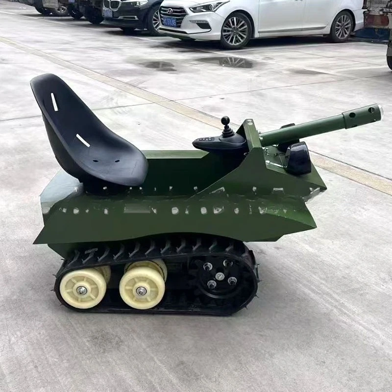 

Amusement area square electric children's crawler small tank, mini beach car park stall toys