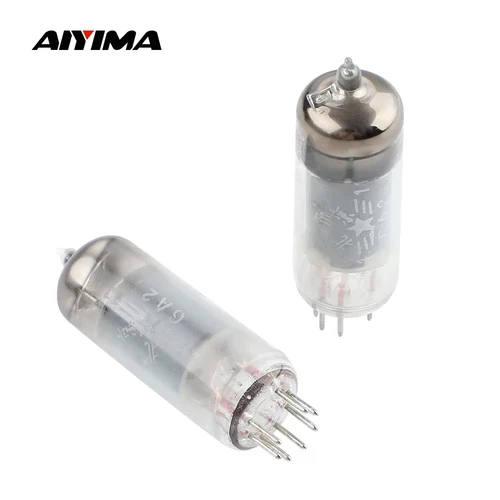 Imagen 2 del producto AIYIMA 2 uds 6K4 6A2 válvula de tubos de vacío actualización de tubo electrónico para amplificadores de tubo de emparejamiento 6AK5/6AK5W/6Zh1P/6J1/6J1P/EF95
