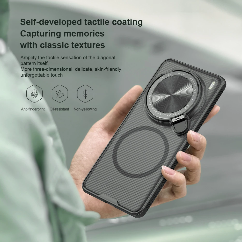 Nillkin For Vivo X200 Pro Vivo X200 Mini Magnetic Phone Case Translucent black style Flip-Style Lens Protection Back Cover