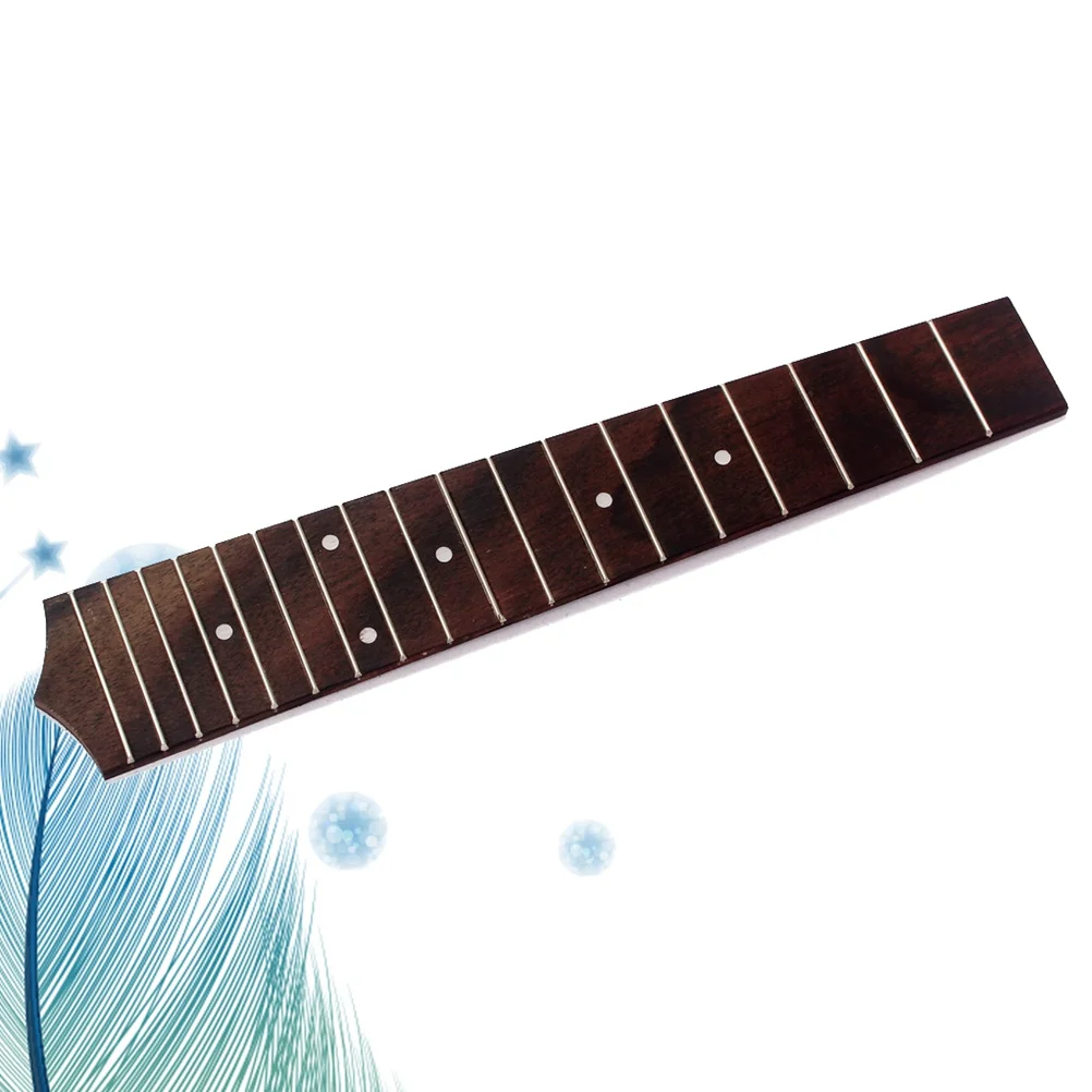

Concert Ukulele Fretboard Rosewood Fingerboard 23 Inch 18 Frets Natural Wood Color Replacement Ukulele Accessories