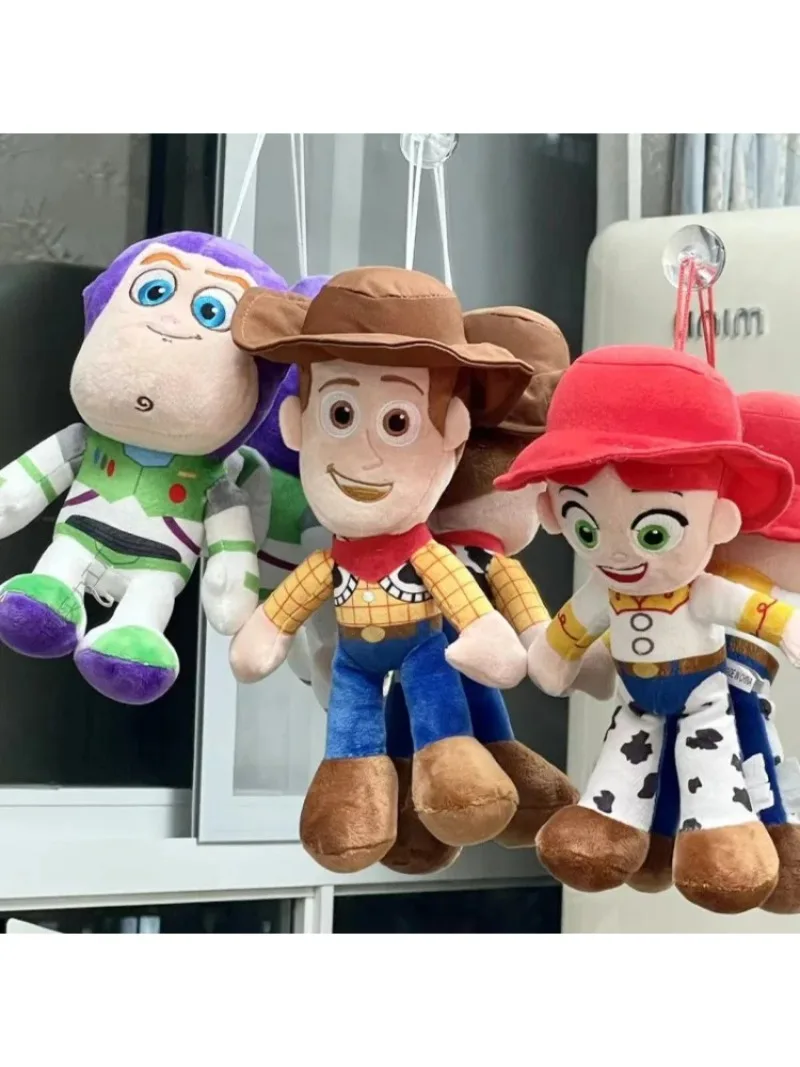

Cute Woody Buzz Lightyear Plush Toy Lovely Stuffed Anime Jessie Plushies Pendant Cartoon Doll Home Decor Xmas Gifts