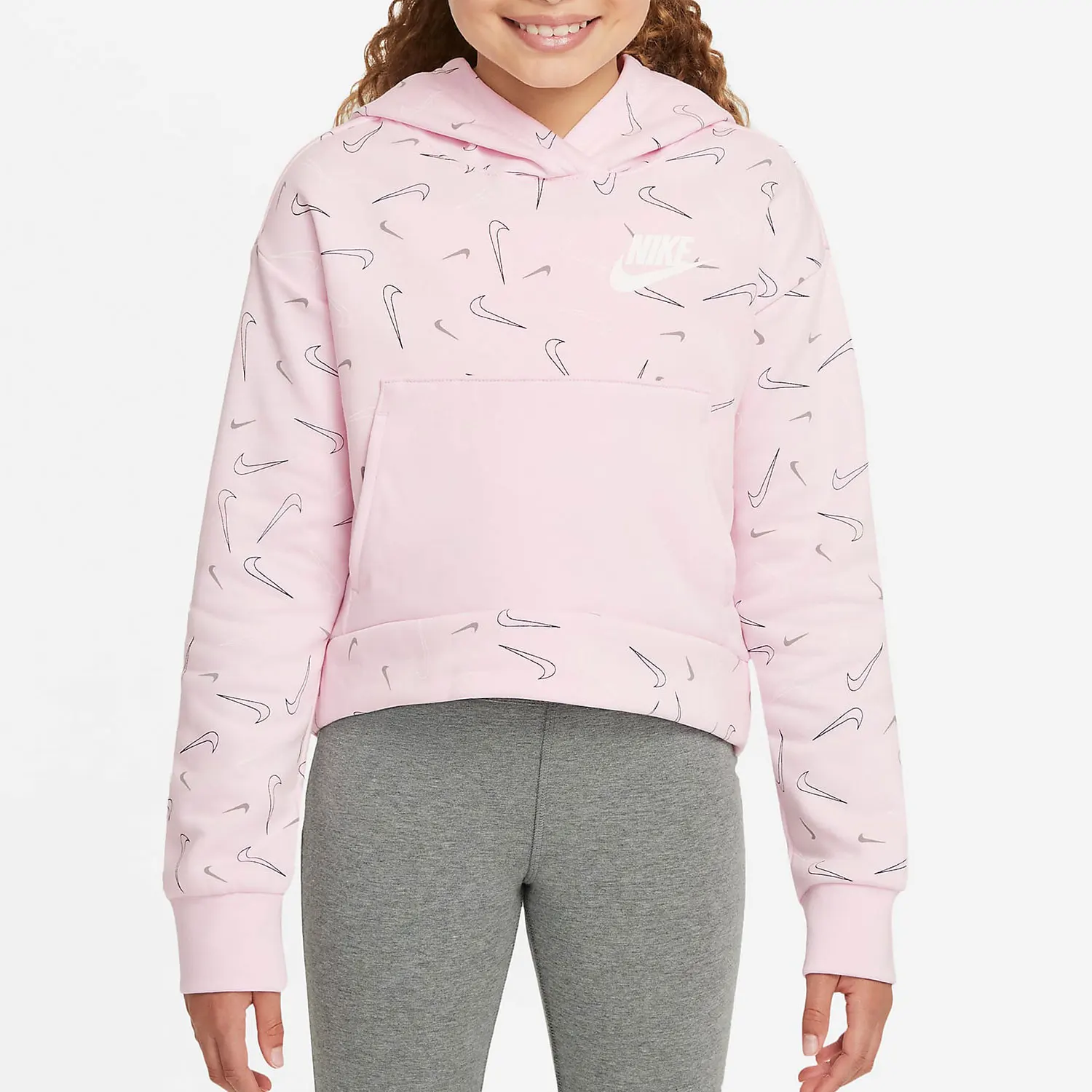 

Официальный аутентичный новый сезон Nike для больших детей, повседневная толстовка с капюшоном DD7377-663