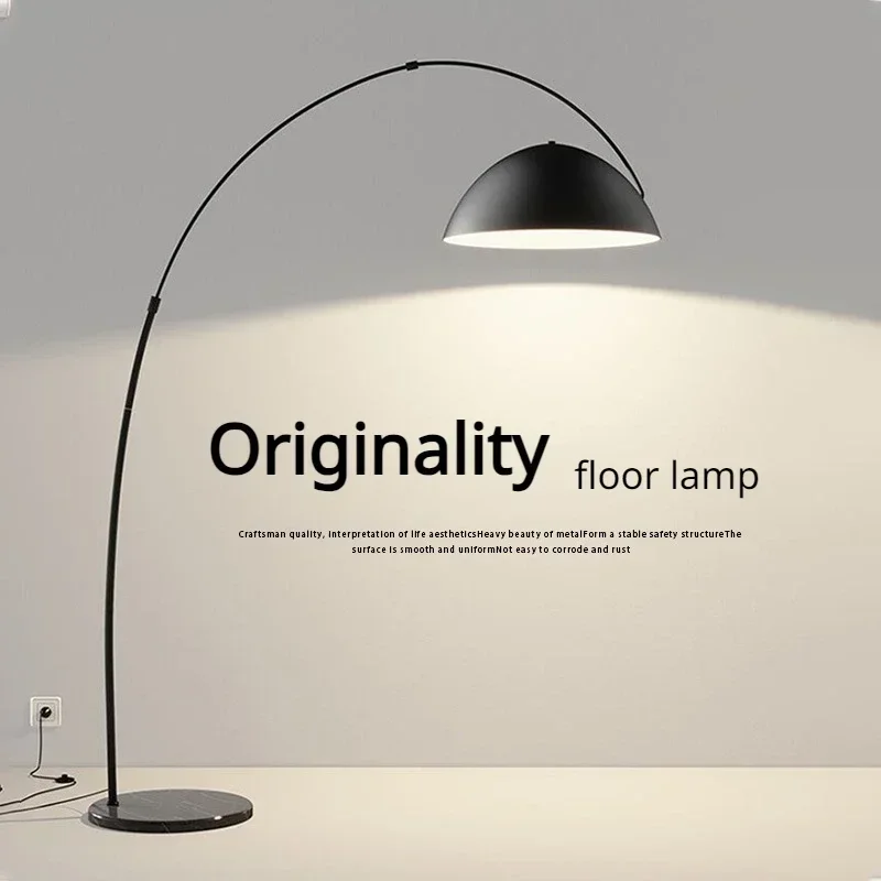 

2025 Modern Minimalist Nordic Creative Fishing Floor Lamp Living Room Sofa Lamp Bedroom Bedside Design Sense Vertical Table