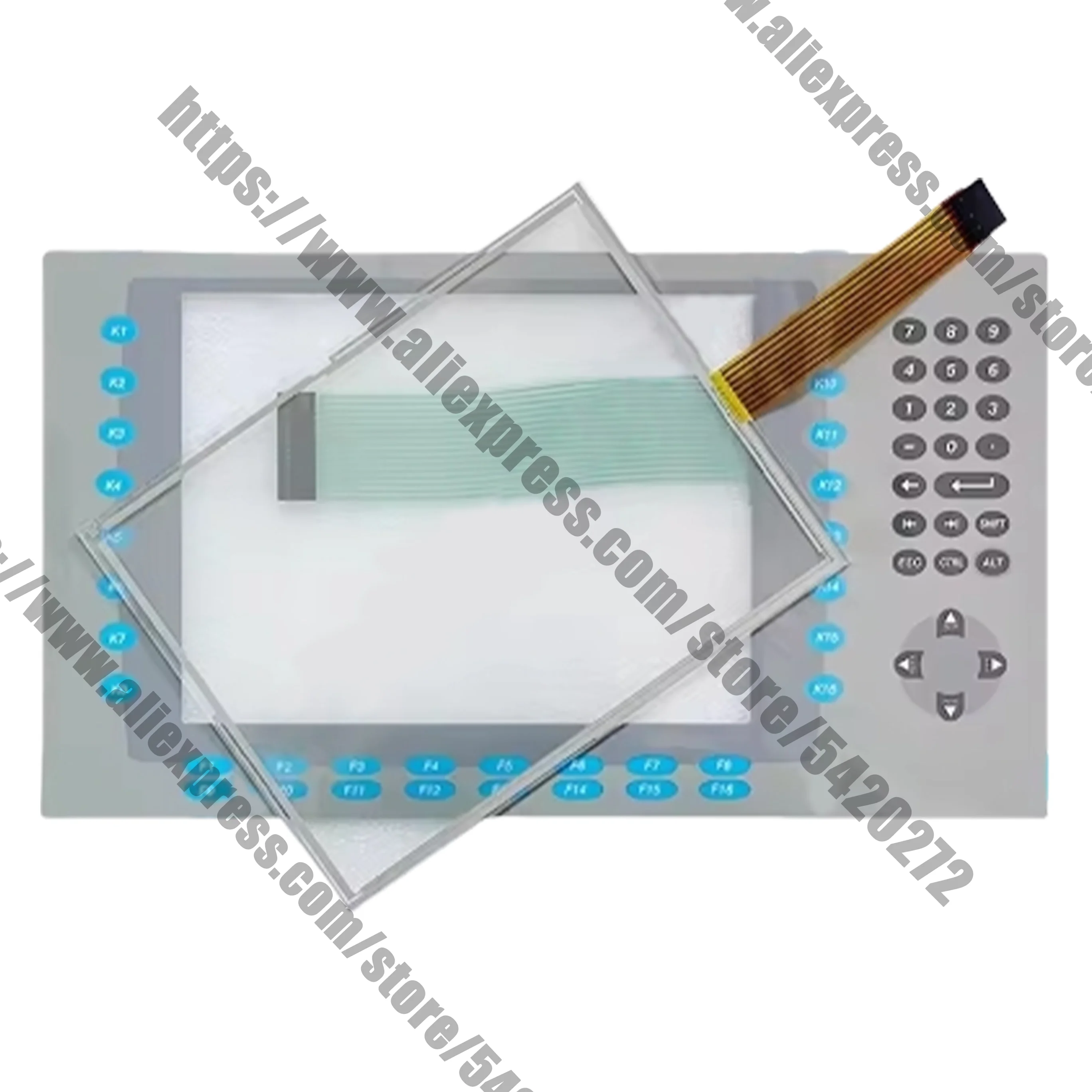 

New Plus 1000 2711P-K10C4D1 2711P-K10C4D2 Button Film Touchpad