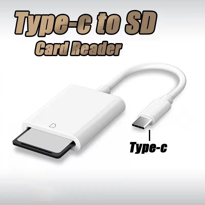 

Card Reader Type C to SD Memory Card Adapter For PC Laptop Phone Multi Smart Cardreader No APP