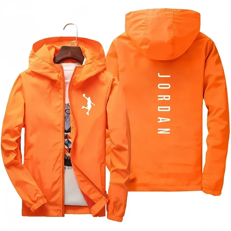 

New Spring and Autumn Men's Jackets in 2026 Hooded Sportswear, Zippered Casual Windproof Fishing Jackets and Fashionable Casua