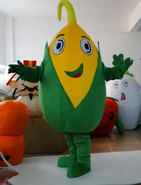 

Corn Mascot Costume Character for Halloween Christmas Party Anime Shows Amine Fans Collection Fans Gift