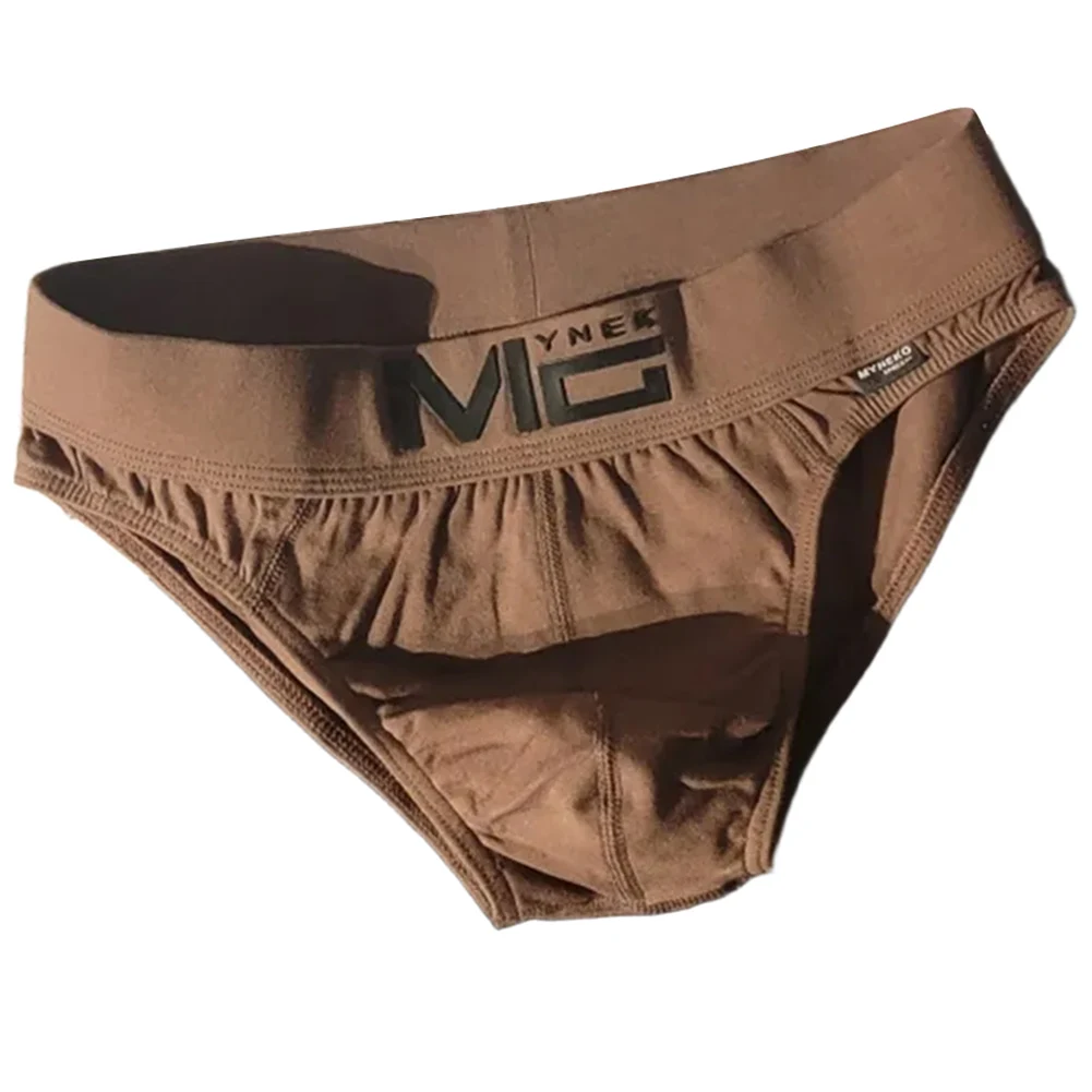 ملابس داخلية قطنية للرجال باللون البني، سراويل داخلية قطنية خفيفة الوزن قابلة للتنفس، سراويل داخلية مريحة بطول 2 سم، موضوع كلاسيكي #4