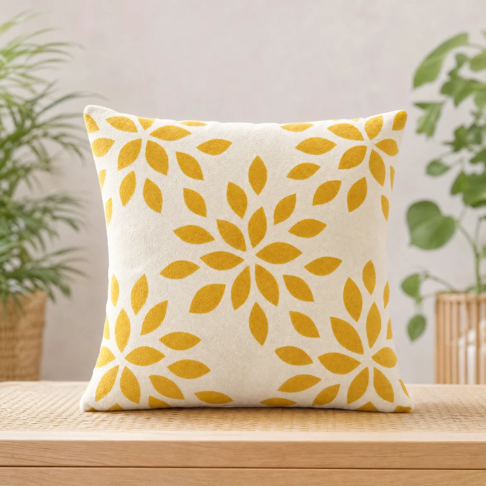 Double Sided Vivid Print Cozy Cushion Cover, Beautiful Throw Pillow Case for Balcony Apartment,  Bridal Gift